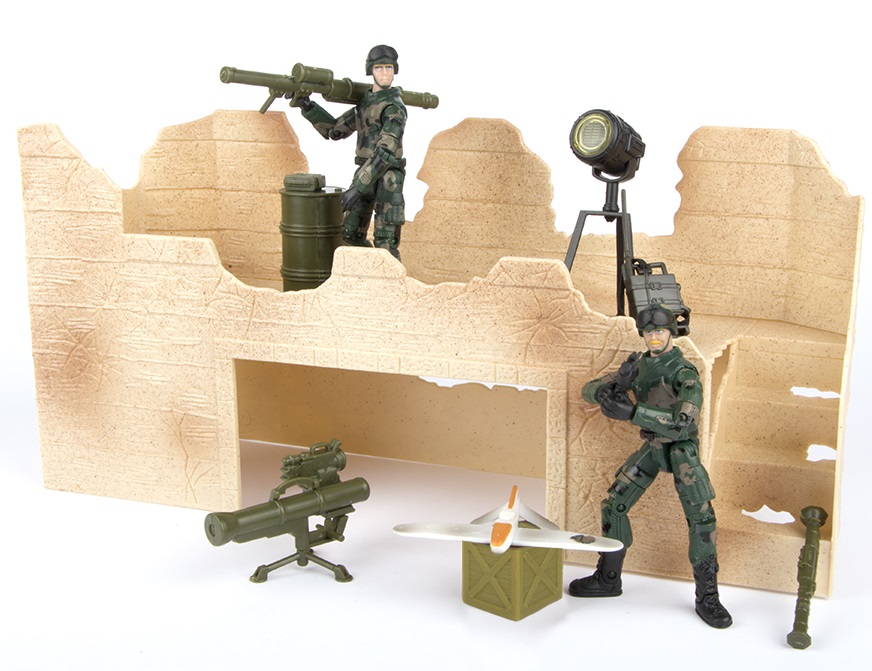 Billede af World Peacekeepers 1:18 Militær Angrebsstyrke inkl. 2 actionfigurer