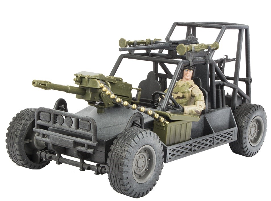 Billede af World Peacekeepers 1:18 Militær Buggy m/1 actionfigur