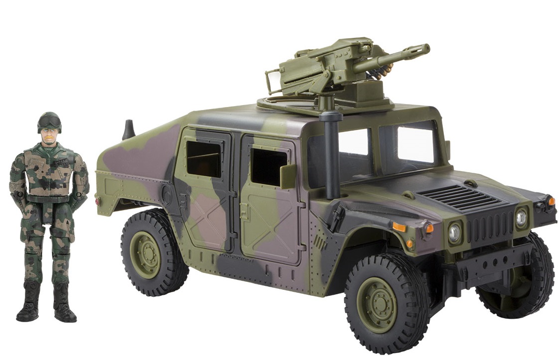 Billede af World Peacekeepers 1:18 Militær Humvee / Hummer Model B