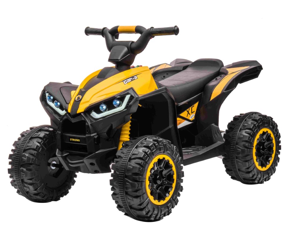 Se XC-Sport EL ATV til børn 12V m/2.4G Remote, Gul hos MM Action