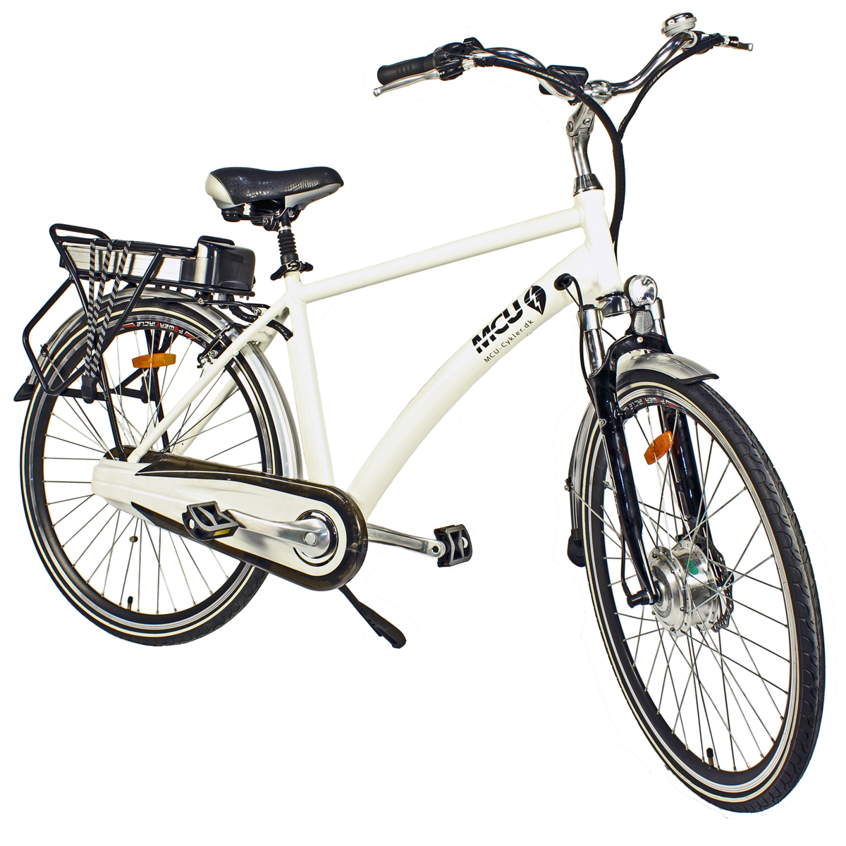 Passiv Tilbagebetale anmodning MCU EL-Cykel Herre Hvid 28'' m/3 indvendige gear (Udgået)