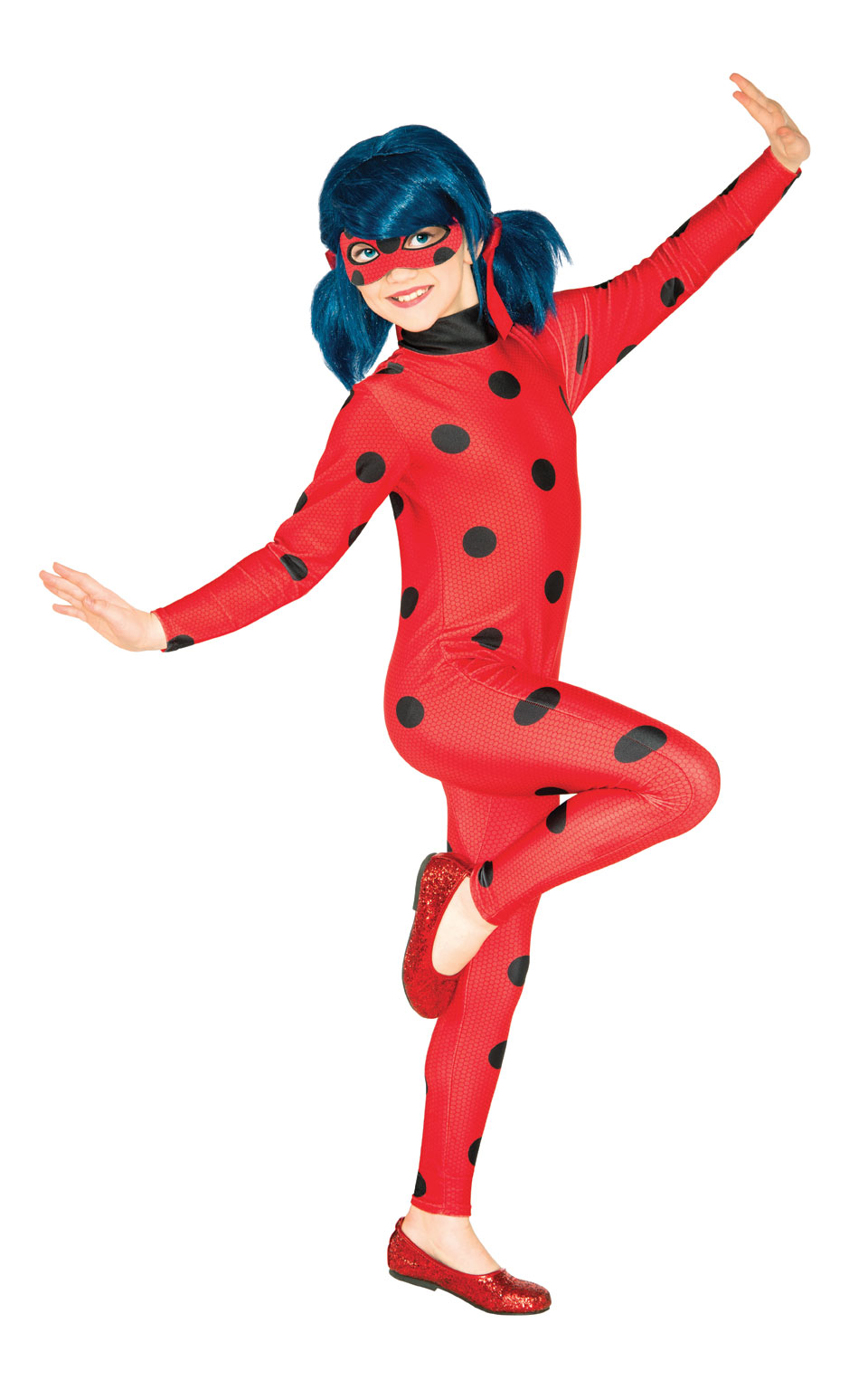Se Miraculous Ladybug udklædningstøj(Str. 128/L) hos MM Action