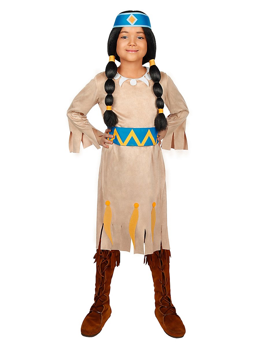 Billede af Yakari Rainbow indianer Kostume / Udklædningstøj(Str. 110-116/110-116)