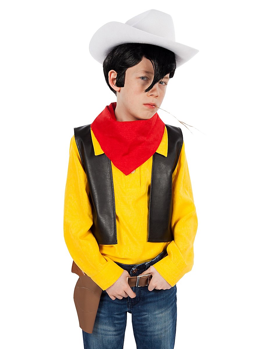 Se Lucky Luke Cowboy Børnekostume / Udklædningstøj(Str. 134-140/134-140) hos MM Action