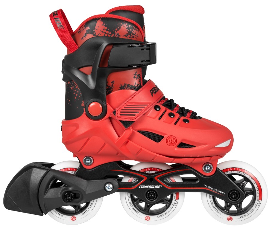 Se Powerslide Phuzion Universe 3W Red Str. 33-36 hos MM Action