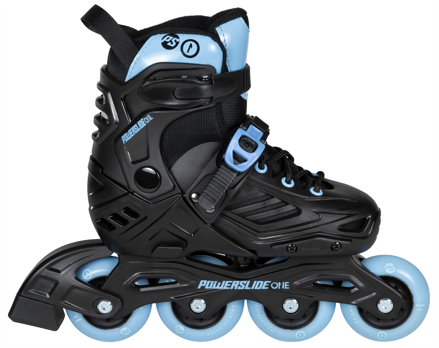 Se Powerslide Khaan Junior LTD Black str. 35-38 hos MM Action