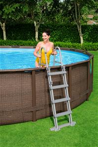 Bestway  Power Steel  Swim Vista II 549 x 122 cm m/pumpe, stige m.v.-3