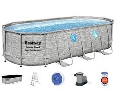 Bestway  Power Steel  Swim Vista II 549 x 274 x 122 cm m/pumpe, stige m.v.