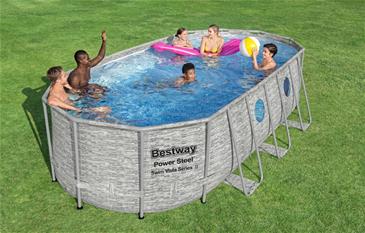 Bestway  Power Steel  Swim Vista II 549 x 274 x 122 cm m/pumpe, stige m.v.-3