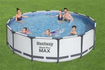  Bestway Steel Pro MAX Frame Pool 427 x 107cm m/pumpe, stige m.v.-2