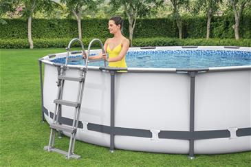  Bestway Steel Pro MAX Frame Pool 427 x 107cm m/pumpe, stige m.v.-4