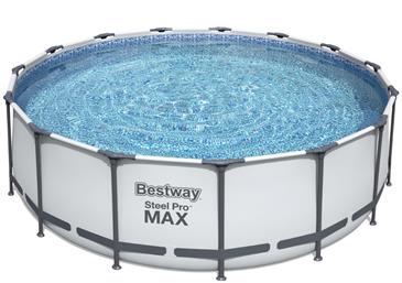  Bestway Steel Pro MAX Frame Pool 457 x 122cm m/filter pumpe, stige  M.V.