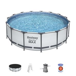  Bestway Steel Pro MAX Frame Pool 457 x 122cm m/filter pumpe, stige  M.V.-3