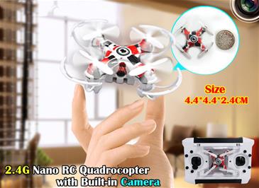 Explore X Nano Fjernstyret Drone med Kamera 2.4Ghz-2