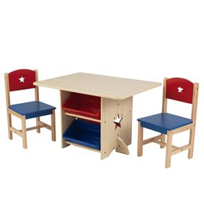  Kidkraft Stjerne Legebord med 2 stole-2