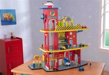  Kidkraft Træ Parkeringshus / Garage Deluxe-2