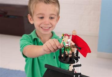  Kidkraft Træ Sørøverskib / Piratskib-7