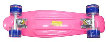   MCU-Sport  Pink LED Skateboard m/LED Lys + ABEC7-2