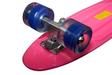  MCU-Sport  Pink LED Skateboard m/LED Lys + ABEC7-5