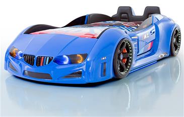  MZ Luxery Bilseng med Lædersæder, LED-Lys og Lydpakke, Blå