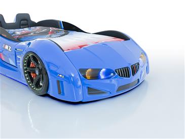  MZ Luxery Bilseng med Lædersæder, LED-Lys og Lydpakke, Blå-3