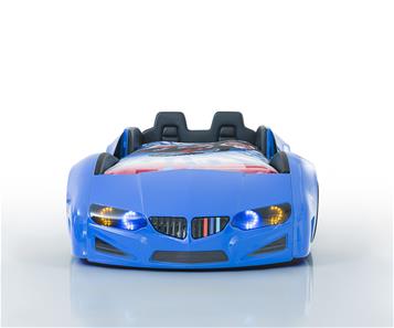  MZ Luxery Bilseng med Lædersæder, LED-Lys og Lydpakke, Blå-4