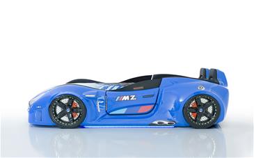  MZ Luxery Bilseng med Lædersæder, LED-Lys og Lydpakke, Blå-5