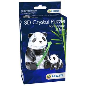3D Krystalpuslespil - Panda Par-2