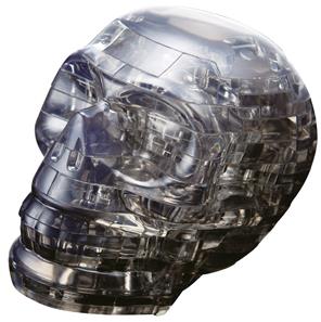 3D Krystalpuslespil - Sort kranie