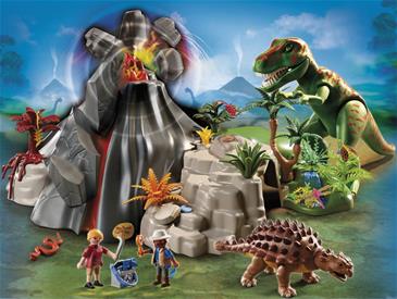 5230 - Vulkan med Tyrannosaurus, Playmobil