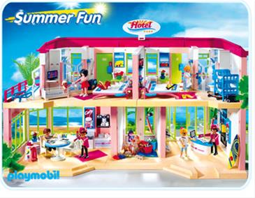 5265 - Familie Resort Hotel møbleret, Playmobil