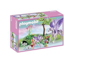 5478 - Kongebørn med Pegasus-hvalp, Playmobil-2