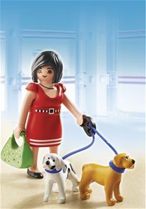5490 - Kvinde med hvalpe, Playmobil