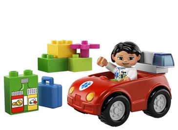5793 - Sygeplejerskens bil (Lego Duplo)