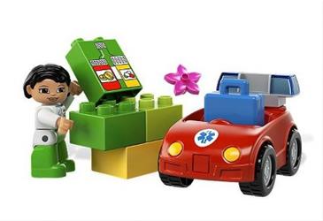 5793 - Sygeplejerskens bil (Lego Duplo)-2