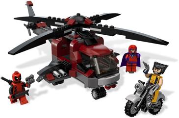 6866 - Wolverines chopperopgør (Lego Super Heroes)