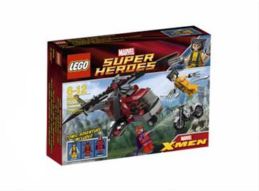 6866 - Wolverines chopperopgør (Lego Super Heroes)-3