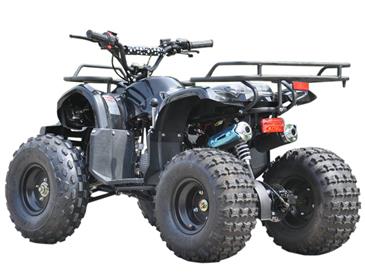 ATV 125cc Auto m/bakgear Sort 8''-2