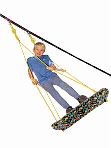 Adventure Sports Skate Swing Skateboard Trægynge-4