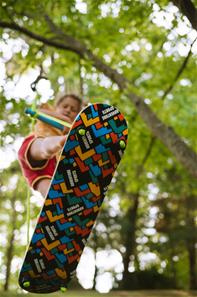 Adventure Sports Skate Swing Skateboard Trægynge-6