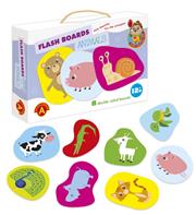 Alexander Flash Boards - Animals Babylegetøj (fra 12 mdr)