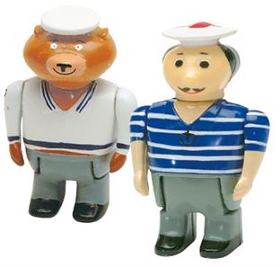 AquaPlay Figur: Bjørn og sejler
