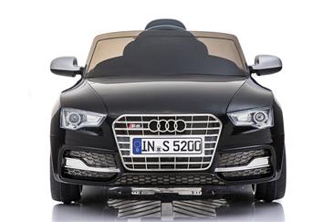 Audi S5 Cabriolet ELBil 12V Sort m/2.4G fjernbetjening, gummihjul-2