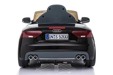 Audi S5 Cabriolet ELBil 12V Sort m/2.4G fjernbetjening, gummihjul-3