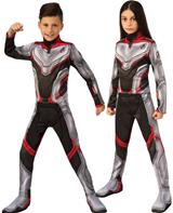 Avengers ENDGAME TEAM SUIT Børne Udklædning (3-7 år)