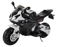 BMW S 1000 RR Motorcykel til Børn 12V med gummihjul, Sort