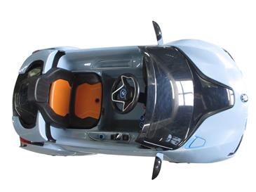 BMW  i8 Sportsvogn til Børn 12V m/fjernbetjening, Blå-6