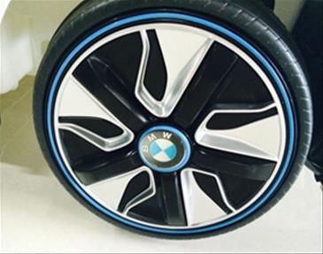 BMW  i8 Sportsvogn til Børn 12V m/fjernbetjening, Blå-8