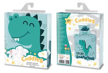 Baby Dino Rawr Junior Sengetøj 100x135 cm - 100 procent bomuld-2