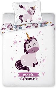 Baby Magisk Unicorn Junior Sengetøj 100x135 cm - 100 procent bomuld